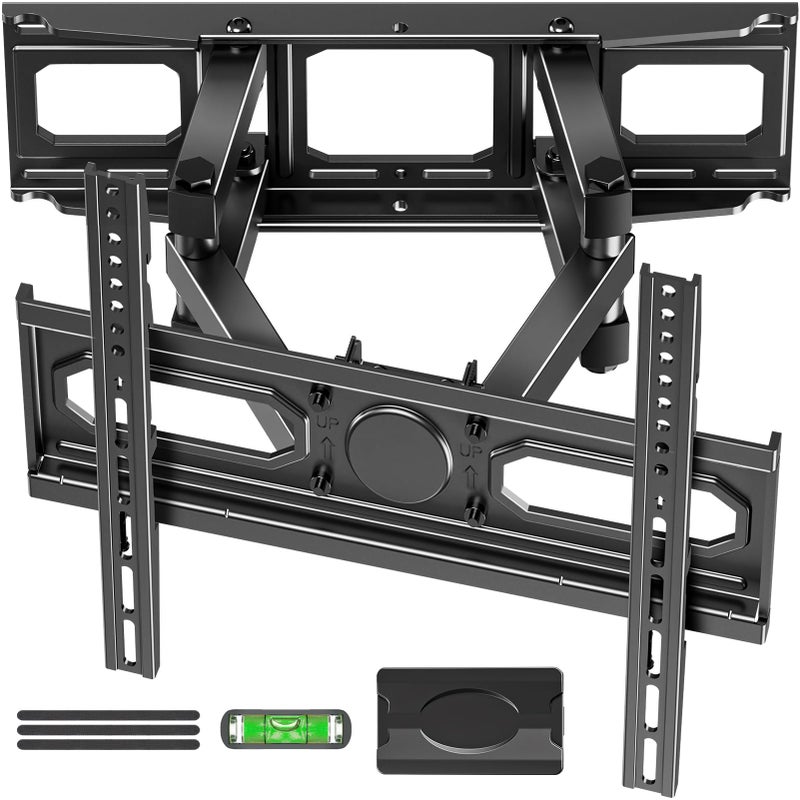 ELIVED EconoMe TV Wall Mount for Most 26-65 inch tvs, Full Motion TV Mount Swivel and Tilt, Wall Mount Bracket Max VESA 400x400mm, Holds up to 99 lbs, Fits 12â€ 16" Wood Studs. - Image 1